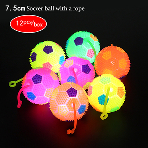 <b>LED</b> Luminous Toys 6.5cm Flash Elastic Bouncing <b>Ball</b> Anti Stress <b>LED</b> Flashing <b>Ball</b> Squeaky for Adults Kids - Product Image 4