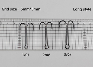 Cổ điển lớn đôi ếch thu hút móc-barb mở chân | Nước Mặn & nước ngọt phổ câu cá giải quyết - Product Image 6