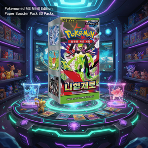Boîte de boosters en papier Pokemoned M3 Nihill Zero édition coréenne, 30 paquets pour enfants et collectionneurs Pokemoned - Product Image 3