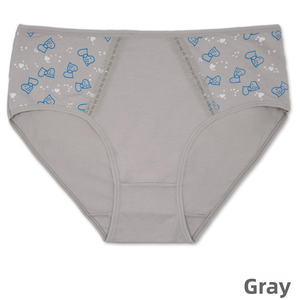 Culottes en coton taille moyenne pour femmes, respirantes et anti-transparence, <span class=keywords><strong>sous</strong></span>-vêtements à motifs géométriques et thème <span class=keywords><strong>couple</strong></span>, S-XXL - Product Image 6