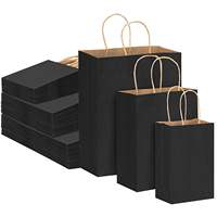 Bolsa de papel artesanal de estilo clásico con logotipo personalizado: impresión digital, fácil almacenamiento para organizar ropa interior, pieles y alimentos,