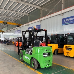 Forklift Diesel Tavol 2.5T Ban Solid Tugas Berat Counterweight Besi Cor Tiang Dua/Tiga Tingkat Penggeser Samping Hidrolik - Product Image 5