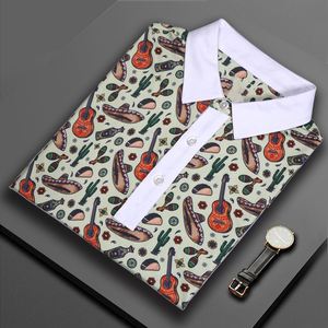 Camisas de Golf con Cuello Italiano para Hombre, Bordadas con Logotipo OEM, 88% Poliéster, 12% Elastano, Corte Ajustado, Secado Rápido, Estampadas - Product Image 1