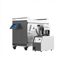 Machine de soudage laser portable 4-en-1 1500W-3000W, source laser CE, refroidissement par eau, scellement à chaud, haute précision, haute efficacité, sécurité