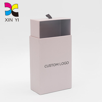 Boîte cadeau d'emballage avec conception de LOGO personnalisé simple Boîtes à tiroirs en papier d'emballage écologique