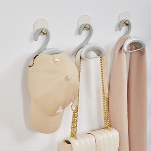 Custom Logo /Color Plastic <b>Hook</b> Hanger Custom Sturdy White Plastic Tie Hanger Bag <b>Hook</b> <b>Hanging</b> Hanger <b>for</b> Display Household - Product Image 5