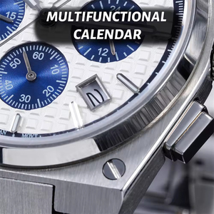 Reloj Cronógrafo Masculino Original Luminoso a Cuadros con Esfera Multicapa de Tres Agujas, Resistente al Agua, Reloj de Moda para Hombre de Lujo 2024 - Product Image 3