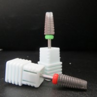 Juego de 5 Brocas de Carburo de Tungsteno 4XC para Uñas, con Barril de Seguridad Grande, para Belleza