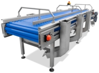 Tomaten/Groene Peper 3-laags fruit- en groentesorteersysteem met rollen- en bandensorteersysteem