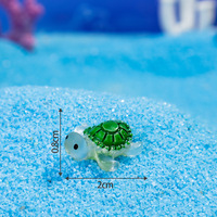 Offres Spéciales : Ornements en Résine de Tortue Verte Translucide à Volants, Moules en Résine de Tortue à Corps Transparent, Breloques en Résine pour Décoration