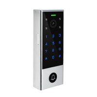 Contrôle d'accès WiFi étanche IP65 Tuya avec caméra 2MP, détection de mouvement, déverrouillage à distance, 1000 utilisateurs, cartes EM/MF, interphone vidéo