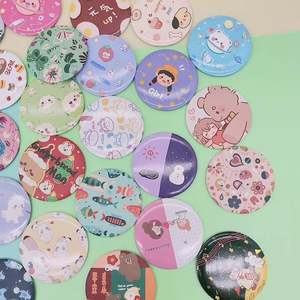 Custom Logo Cosmetic <b>Mirror</b> with Single Side Small Round Design for Personalized Use Featuring Labeling - Product Image 2