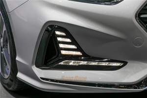 Đèn Sương Mù <span class=keywords><strong>LED</strong></span> <span class=keywords><strong>DRL</strong></span> Đèn Chạy Ban Ngày Đèn Sương Mù Bao Gồm Đèn Ban Ngày Cho Hyundai <span class=keywords><strong>Sonata</strong></span> 2018 - Product Image 6