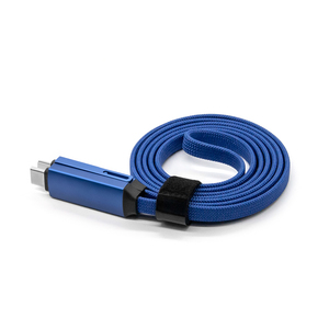 كابل USB مبتكر 3 في 1 بطول 100 سم أسود اللون بقوة 3 أمبير و60 واط مع شعار مخصص، شاحن من النوع C لهاتف آيفون 17 - Product Image 5