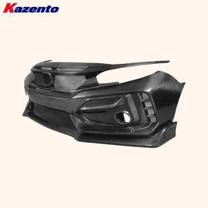 Pare-chocs avant en carbone OE avec calandre pour <span class=keywords><strong>Honda</strong></span> <span class=keywords><strong>Civic</strong></span> Type <span class=keywords><strong>R</strong></span> <span class=keywords><strong>FK8</strong></span> 17-21, kits de carrosserie - Product Image 6