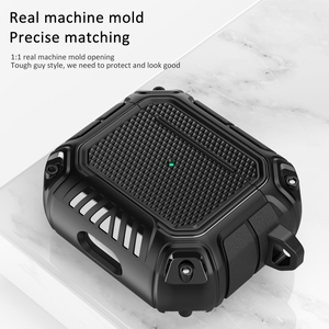 Étui de protection pour écouteurs Diamond Shield Mecha TPU + PC avec crochet pour <span class=keywords><strong>AirPods</strong></span> <span class=keywords><strong>3</strong></span> - Product Image 5