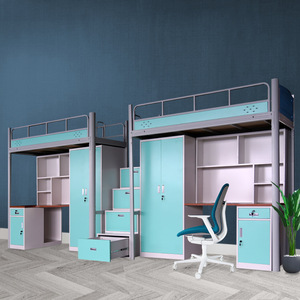 <span class=keywords><strong>Lit</strong></span> superposé en acier à bas prix avec personnel de <span class=keywords><strong>bureau</strong></span> <span class=keywords><strong>lit</strong></span> pour dortoir étudiant combinaison table et <span class=keywords><strong>lit</strong></span> simple ne <span class=keywords><strong>pas</strong></span> occuper l'espace - Product Image 2