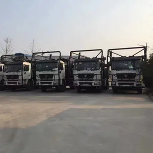 Chinese Howo Beiben Shacman Wood Logging Truck 30t 40t wood transport timber semi truck trailer for Fiji