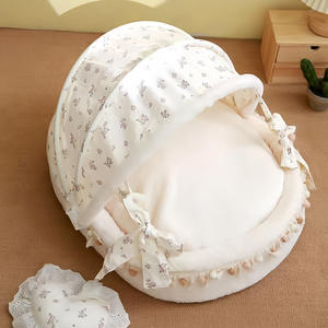 เตียงนอนสัตว์เลี้ยงสไตล์โลลิต้า สำหรับทุกฤดู บ้านแมวและ<span class=keywords><strong>กรง</strong></span>แบบหนา สำหรับใช้ในบ้าน - Product Image 5