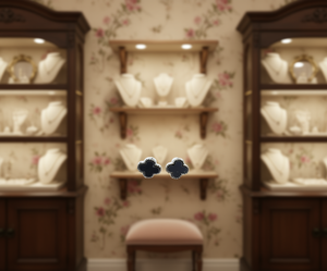 Qjnyajare French Style <b>Cross</b> Stud <b>Earrings</b> Antique <b>Silver</b> Plated Women's Fashion Jewelry 925post Bezel Setting - Product Image 2