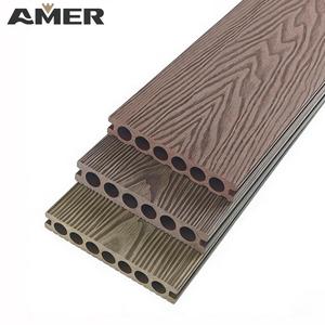 Planche de terrasse en WPC, aspect <span class=keywords><strong>bois</strong></span> naturel, planches de terrasse composites pour jardin extérieur, patio - Product Image 5