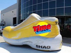 Zapatilla Deportiva Inflable Gigante, Impermeable, Duradera, de PVC y Tela Oxford, Modelo de Zapatilla Deportiva con Diseño de Globo de Nieve para Publicidad - Product Image 2