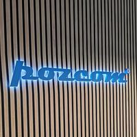 Enseigne de salon moderne rétroéclairée, enseigne de devanture 3D LED, enseigne lumineuse pour salon de beauté, logo mural pour spa et salon de coiffure