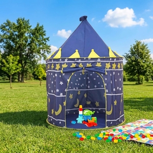 <span class=keywords><strong>Tenda</strong></span> da gioco pop-up per bambini con luci a stella, custodia per il trasporto, castello da interno per bambini, <span class=keywords><strong>tenda</strong></span> da gioco con stelle e luna per i più piccoli - Product Image 5