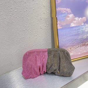 <span class=keywords><strong>Borsa</strong></span> moda moda Color caramella di grandi dimensioni in tessuto nuvola da donna a forma di gnocco pochette in <span class=keywords><strong>corallo</strong></span> nuove borse da donna - Product Image 2