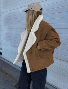 Nuova Collezione Autunno-Inverno 2025: <span class=keywords><strong>Cappotto</strong></span> in Pelliccia d'Agnello da <span class=keywords><strong>Donna</strong></span>, Moda Elegante e Comoda, Stile Retrò - Product Image 4