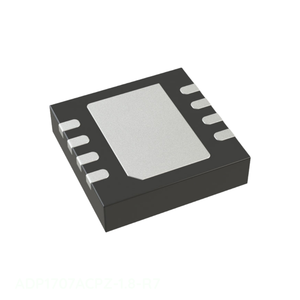 ชิ้นส่วนอิเล็กทรอนิกส์ Power Management (PMIC) ADP1707ACPZ-1.8-R7 รายการส่วนประกอบ ไอซี ตัวควบคุมแรงดันไฟฟ้าแบบเชิงเส้น 1.8V 1A 8LFCSP 8 WFDFN แบบมีพื้นผิวเปิด, CS - Product Image 1