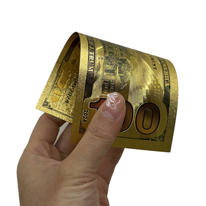 America EX-President 100 dollars carte d'argent <span class=keywords><strong>en</strong></span> plastique 24k feuille d'<span class=keywords><strong>or</strong></span> plaqué billet de banque - Product Image 5