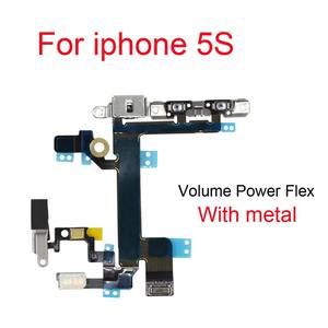 Nuevo Cable Flexible de Encendido/Apagado para <span class=keywords><strong>iPhone</strong></span> 5S SE 2016 2020, Conector de Silencio y Control de Volumen, Piezas de Repuesto - Product Image 4