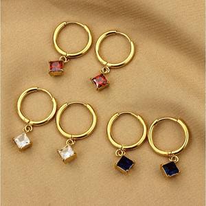 طقم مجوهرات للرجال أقراط ساحرة طارة جميلة عرائس مبالغ فيها مجموعة مجوهرات من الخيزران الفضي الإسترليني للبيع بالجملة - Product Image 4