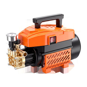 Hidrolavadora Eléctrica de Alta Presión de 1500W, Limpiador de Autos de Plástico Naranja, Bomba de Agua de 8MPa con Pistola de Pulverización y Manguera - Product Image 3