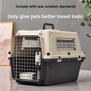 Cage de <span class=keywords><strong>transport</strong></span> <span class=keywords><strong>pour</strong></span> animaux de compagnie, <span class=keywords><strong>pour</strong></span> chiens et <span class=keywords><strong>chats</strong></span>, utilisation en extérieur, portable, respirante, grande cage <span class=keywords><strong>pour</strong></span> chien, boîte de <span class=keywords><strong>transport</strong></span> - Product Image 3