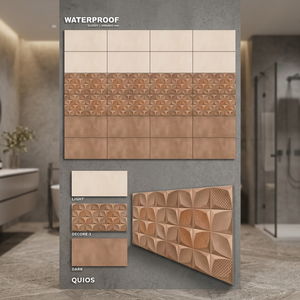 Carreaux muraux en céramique de couleur noire perle imprimée en marbre à prix Offre Spéciale bon marché 12x24 300x600mm pour les carreaux intérieurs de créateur en porcelaine - Product Image 3
