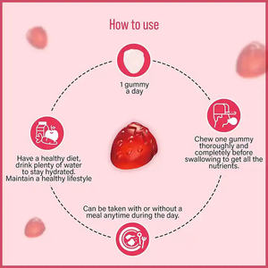 485 Gummies Cranberry Gummies PMS vitamin menstruasi keseimbangan Gummies PMS Cramp <span class=keywords><strong>Relief</strong></span> mengurangi ayunan Hormonal - Product Image 6