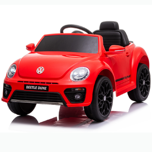 Escarabajo-coche eléctrico para niños, juguete de coche de 12V, color rosa - Product Image 6