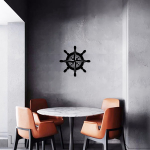 Décoration Murale Métallique Silhouette <span class=keywords><strong>de</strong></span> <span class=keywords><strong>Marin</strong></span> Viking en Fer – Art Mural Décoratif Tendance - Product Image 3