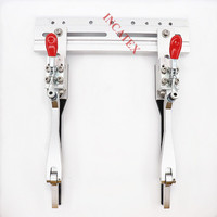 Ensemble de pièces détachées pour machine à broder tubulaire domestique multifonctionnelle Tajima SWF Feiya Ricoma CAMFive, comprenant un ensemble de pinces de fixation et un cadre à chaussures L245mm