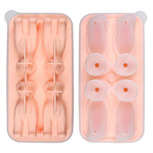 <span class=keywords><strong>Bac</strong></span> à glaçons en silicone avec couvercle, moule à glaçons en silicone anti-déversement, <span class=keywords><strong>bac</strong></span> à glaçons empilable pour réfrigérateur - Product Image 5
