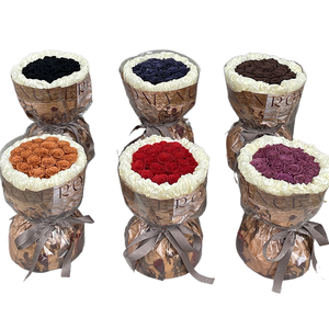 Roses éternelles naturelles et préservées de qualité supérieure, style romain, pour la Saint-Valentin, les anniversaires et les mariages – Vente en gros 2025 - Product Image 1
