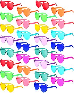 Nouvelles Lunettes <span class=keywords><strong>de</strong></span> Soleil Cœur Sans Monture Unisexe 2026, Protection UV400, Tendance Polyvalente pour la Conduite et les Fêtes - Product Image 1