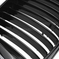 Grilles de course noires M5 E39 2 pièces grille de calandre de pare-chocs avant de voiture pour BMW E39 série 5 525i 528i 530i 535i 540i M5 1997-2003