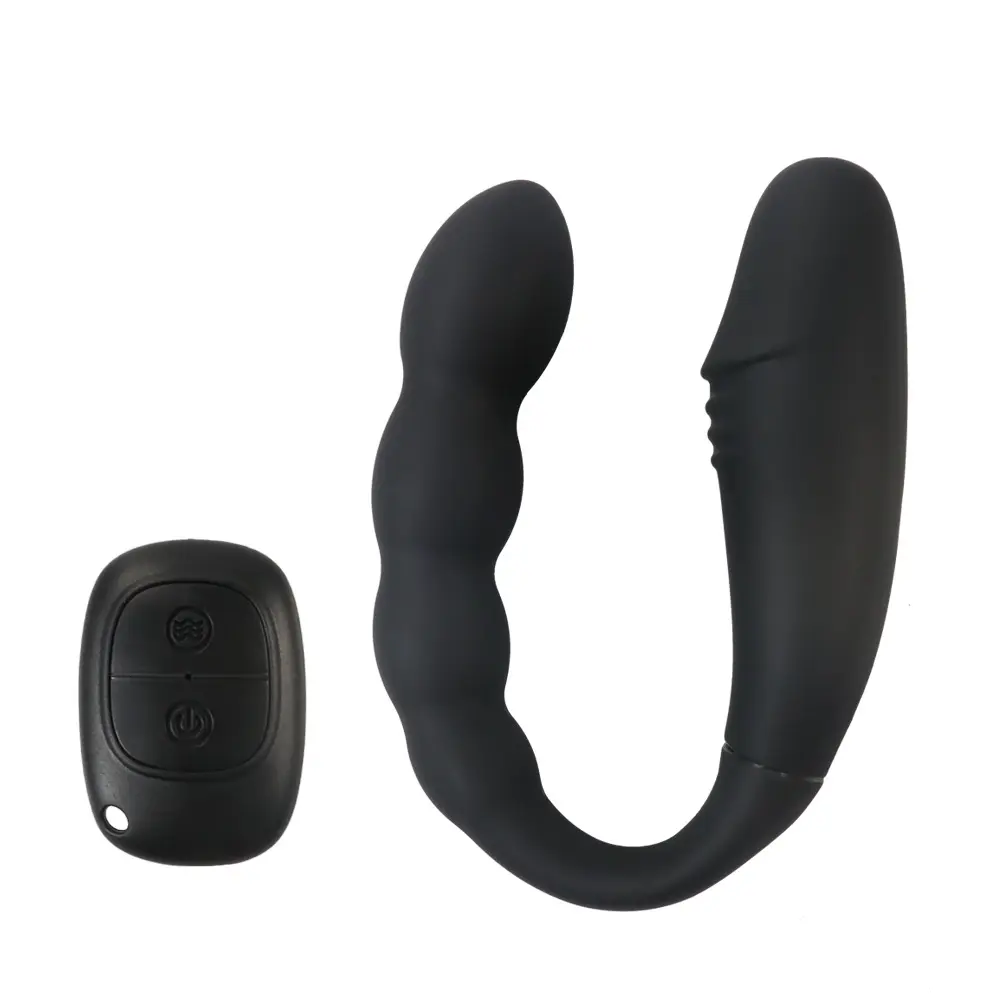 Chargement USB Vibration à 10 vitesses Plug anal jouets Télécommande Masseur de prostate Plaisir anal Long stimulateur anal