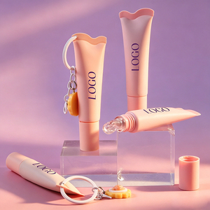 Gloss à lèvres brillant non collant avec tube souple pour filles, enrichi en <span class=keywords><strong>vitamine</strong></span> E, pigmenté, couleur nude - Product Image 1