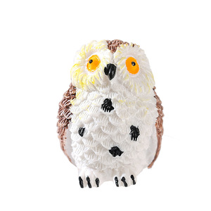 Exquisito set de bonsái de resina con diseño de búho y musgo, micro-paisaje verde, planta decorativa, regalo. - Product Image 5