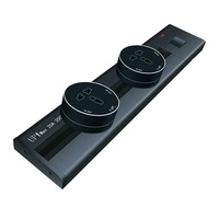 Permukaan Dinding Dipasang Desktop Dapur Jalur Soket Daya Multifungsi Soket Jalur Daya Led