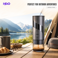 Cafetière électrique rechargeable pour le camping, la caravane, le pique-nique, la chambre d'hôtel et la dortoir - Design compact, prête à être transportée